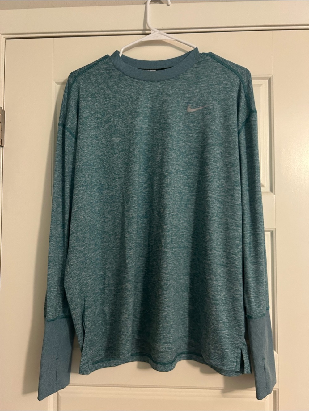 Nike Teal Long Sleeve Dri-Fit Top